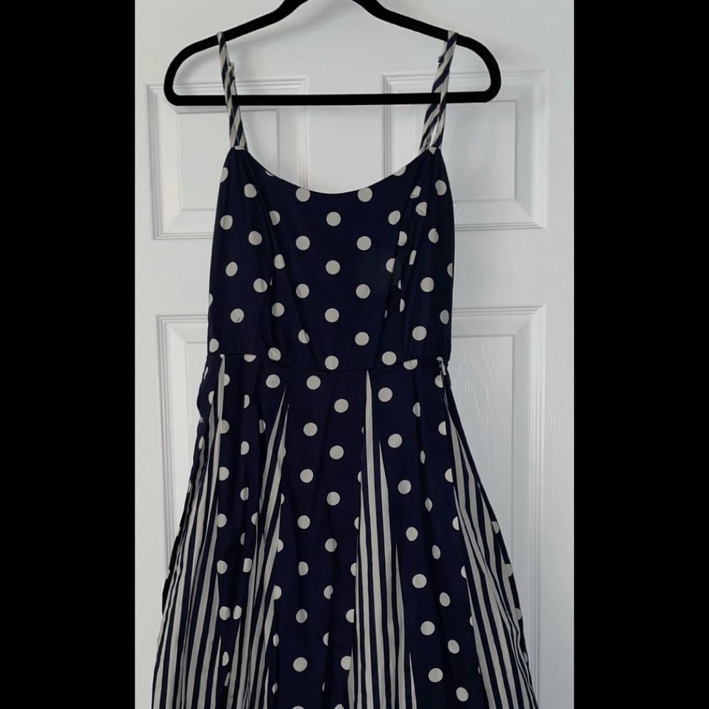 ModCloth cotton pleated dress
